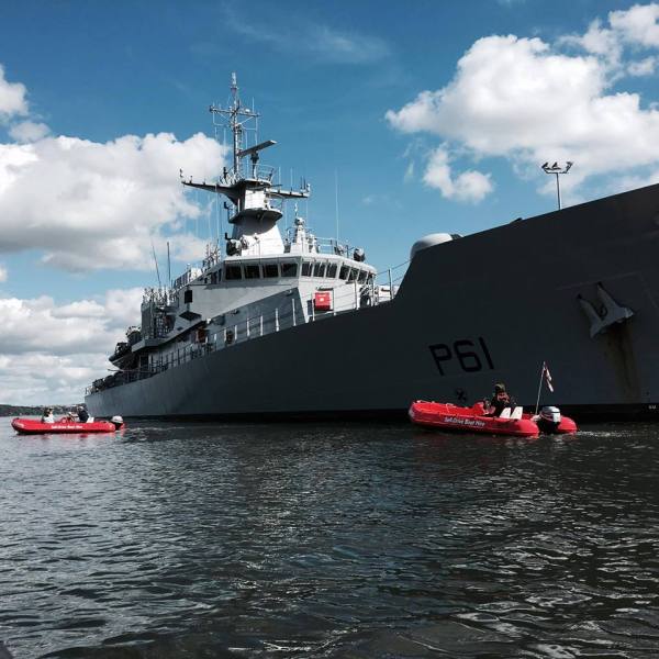 a large ship in a body of water